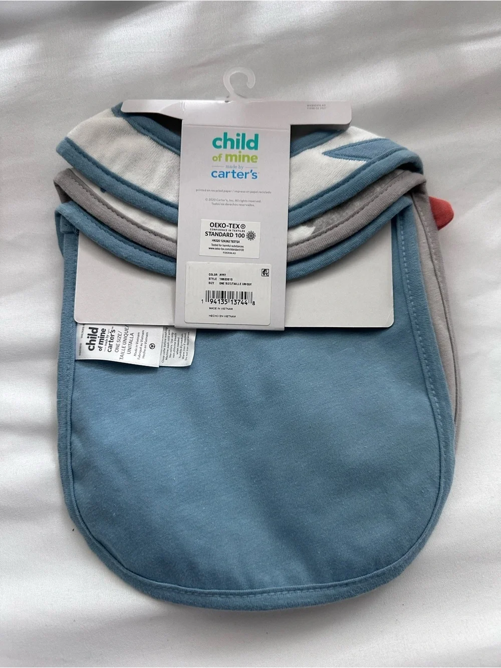Cotton Baby Bib Set of 3